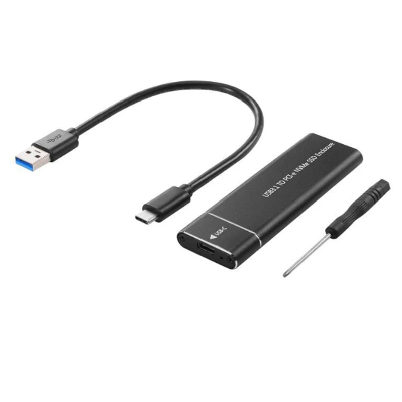 Usb 3.1 до M.2 NVME M Key SSD Box NGFF PCI Портативный 10 Гбит/с высокоскоростной корпус E чехол для