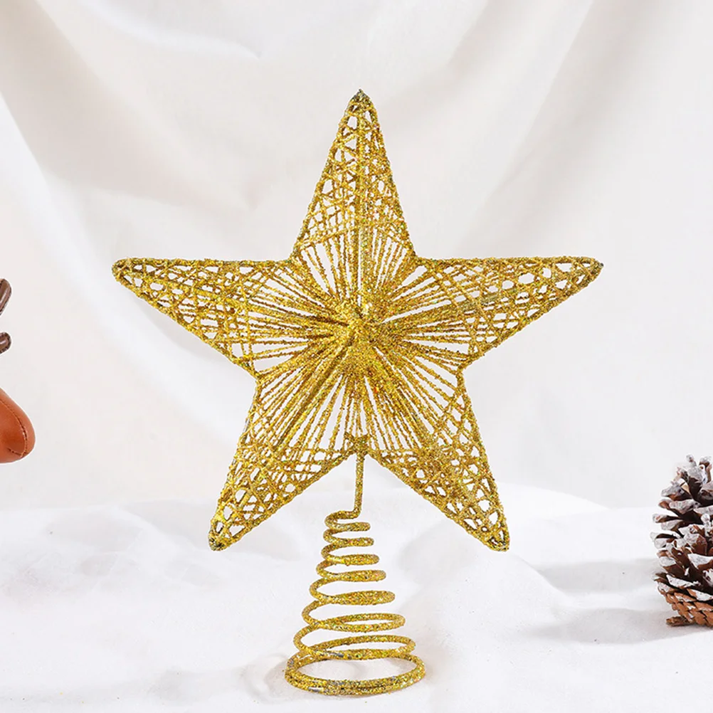 

2pcs Exquisite Christmas Tree Ornament Lovely Christmas Tree Star Decorations