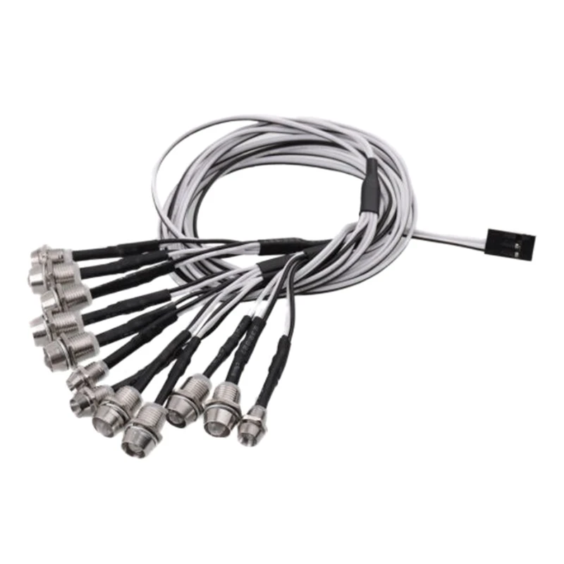 

RC Model Car Universal 12 LED Lamp Headlight/Taillight Kit J2HD