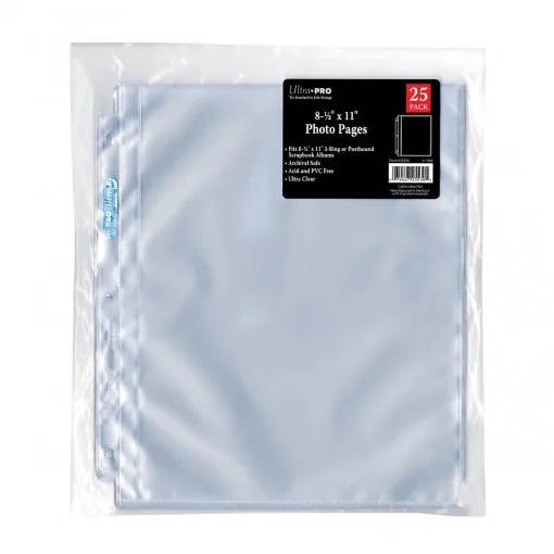 25 шт./лот Ultra Pro карточки страницы для альбомов коллекционные фотографии