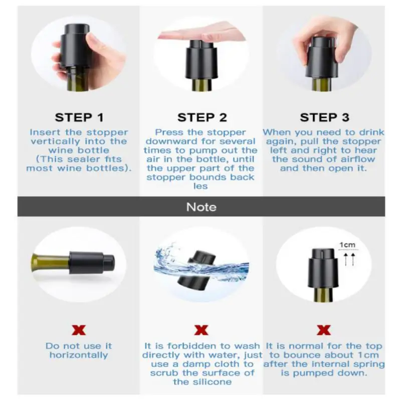 Вакуумные бутылки вина Пробка Запечатанные фиксаторы уход за кожей лица маска с