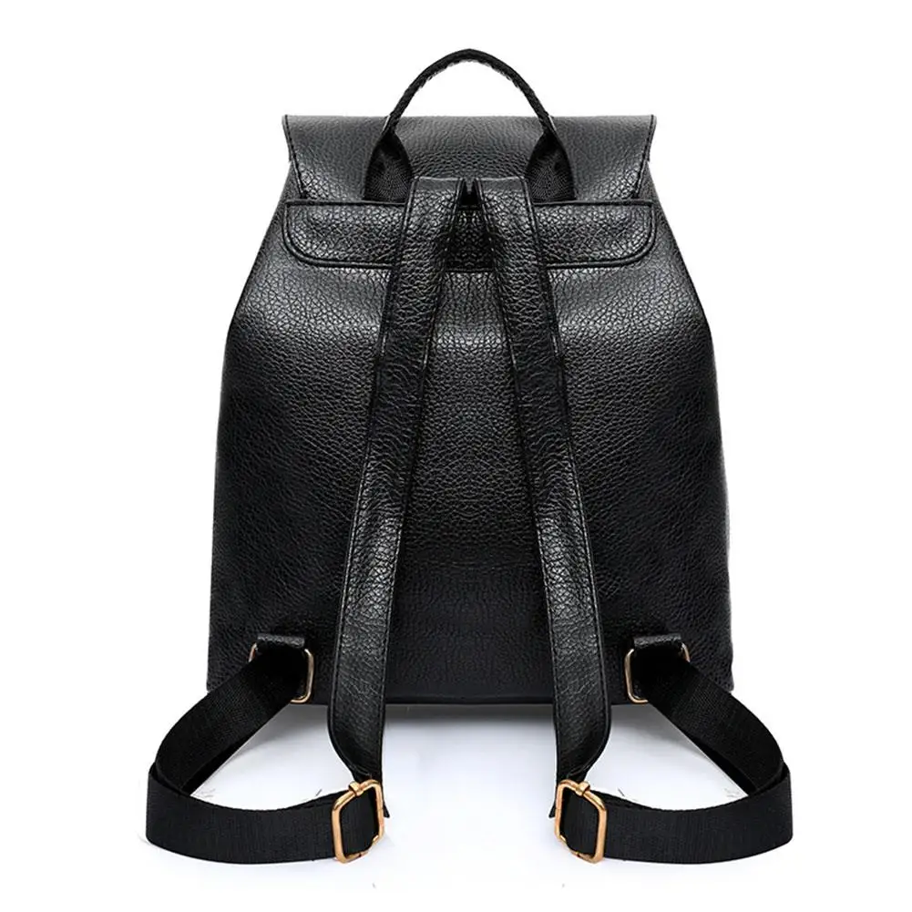 Сумка тоут для отдыха черная практичная дорожная водонепроницаемая PU ткань