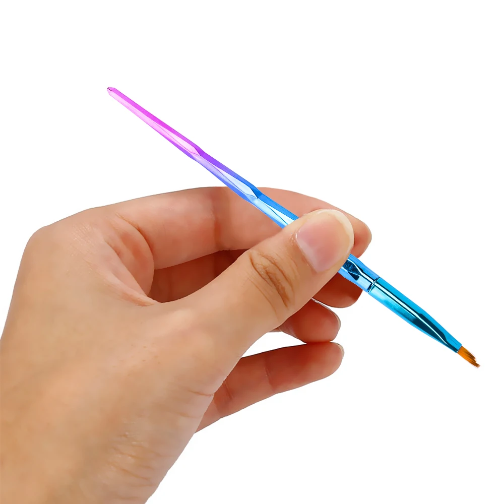 Профессиональный набор кистей для французского маникюра акриловые УФ гель