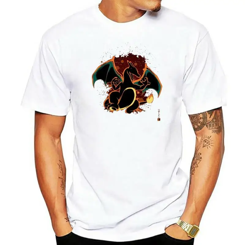 

Neu 1922-Charizard Dark Logo T Shirt Sizegröße S-3Xl Large Size Tee Shirt