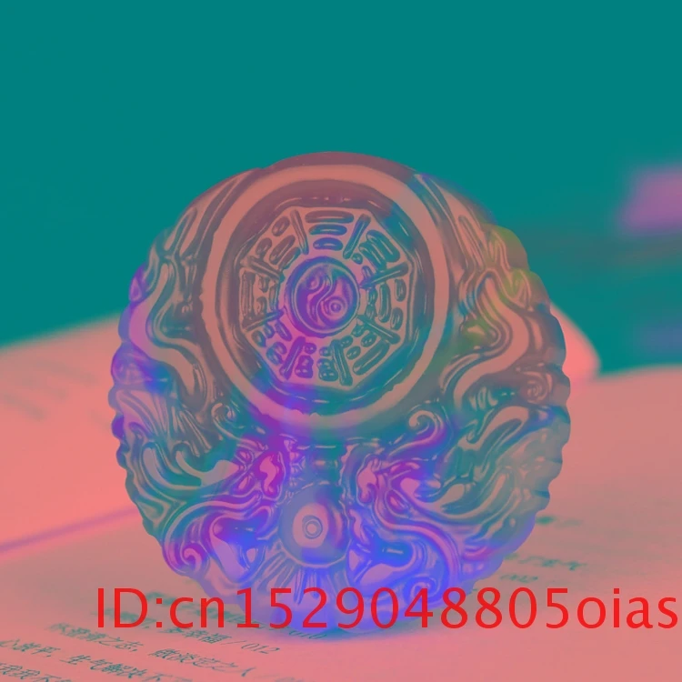 Ожерелье с подвеской в виде дракона из нефрита и природного цвета ювелирные