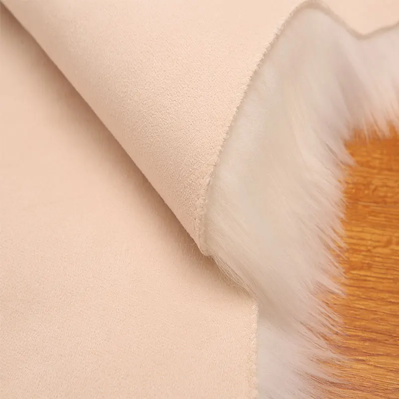 Белое одеяло из искусственного меха с длинными волосами Современный Мягкий