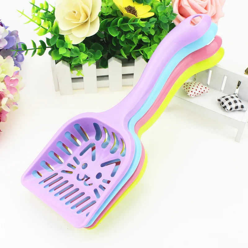 Kitten Pattern Durable Cat Litter Shovel Pet Cleaning Tool Lightweight Cleanning Supplies  Дом и