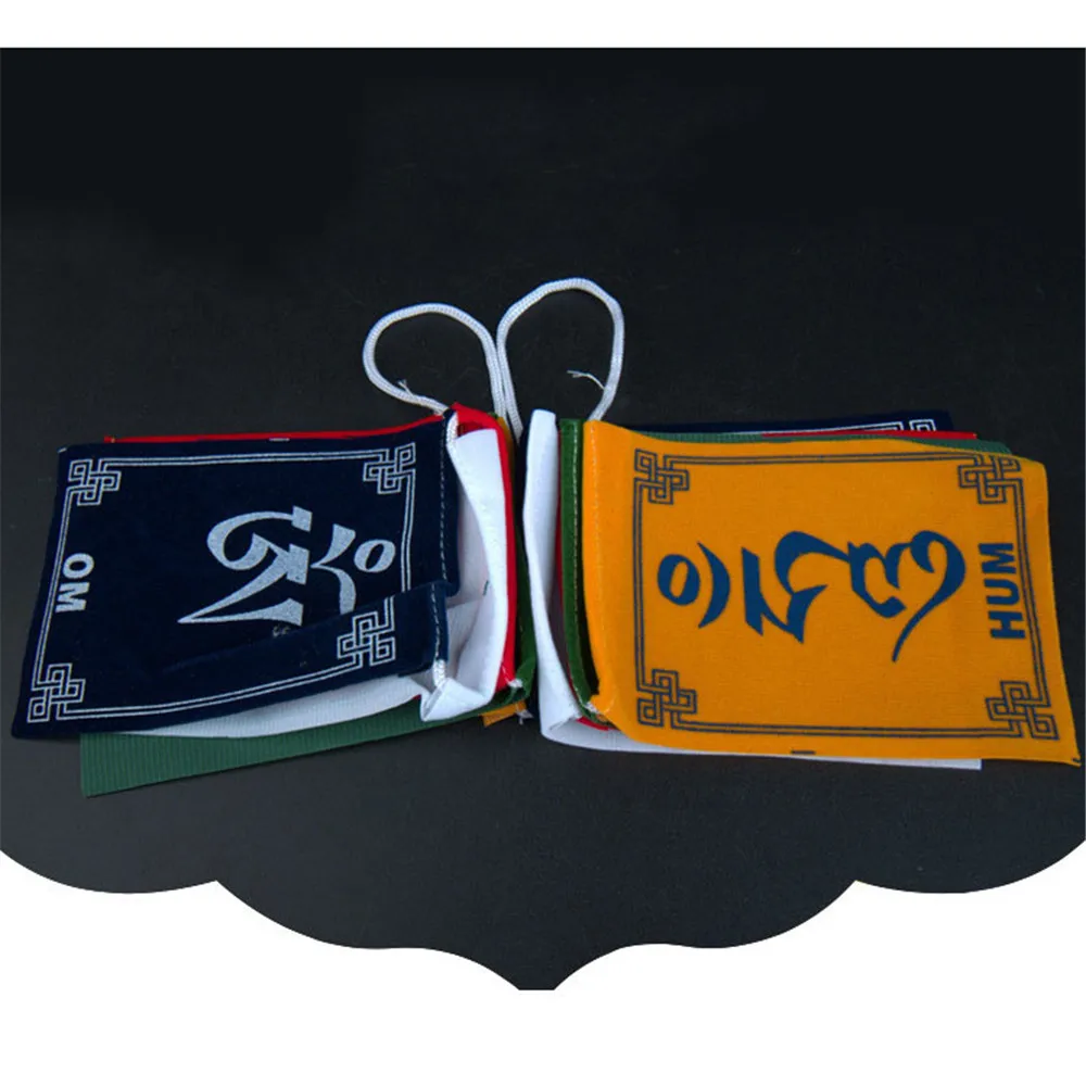 3 шт. Непал висящий мини шесть символов мантра Молитва флаг Тибетский Буддизм