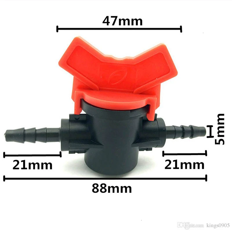 Зазубренный переключатель с двойной муфтой для шланга 1/4 дюйма 5 шт. | Дом и сад