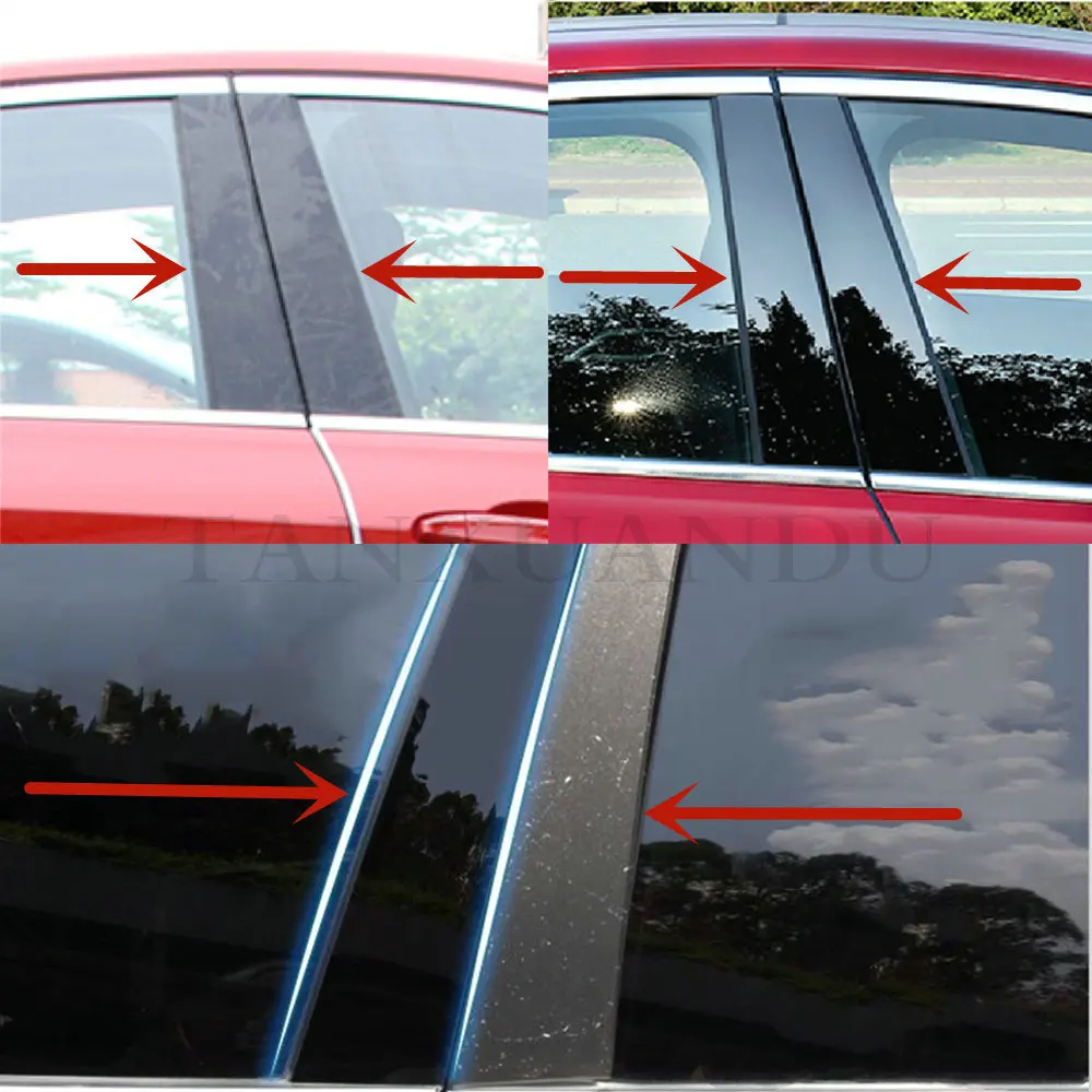 Наклейка Обложка PC 6 шт. комплект подходит для LEXUS GS 2006-2011 GS450h GS350 GS460 боковая