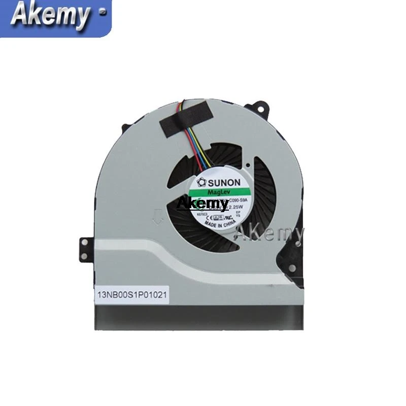 Akemy Новый охлаждающий вентилятор для процессора For Asus X550 X550V X550C X550VC X450 X450CA X450V X450C