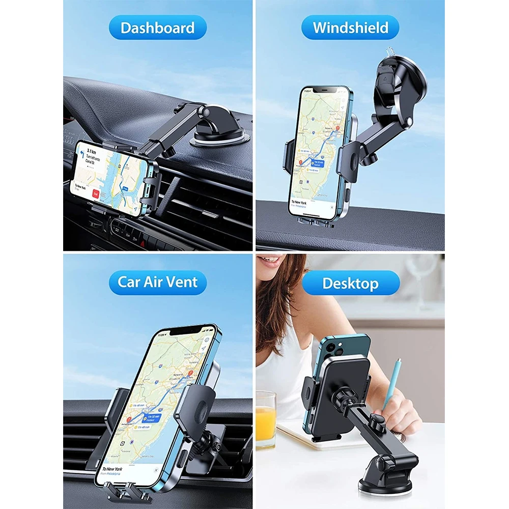 

The new car mobile phone holder car navigation truck shockproof fixed suction cup multi-function instrument panel air outlet