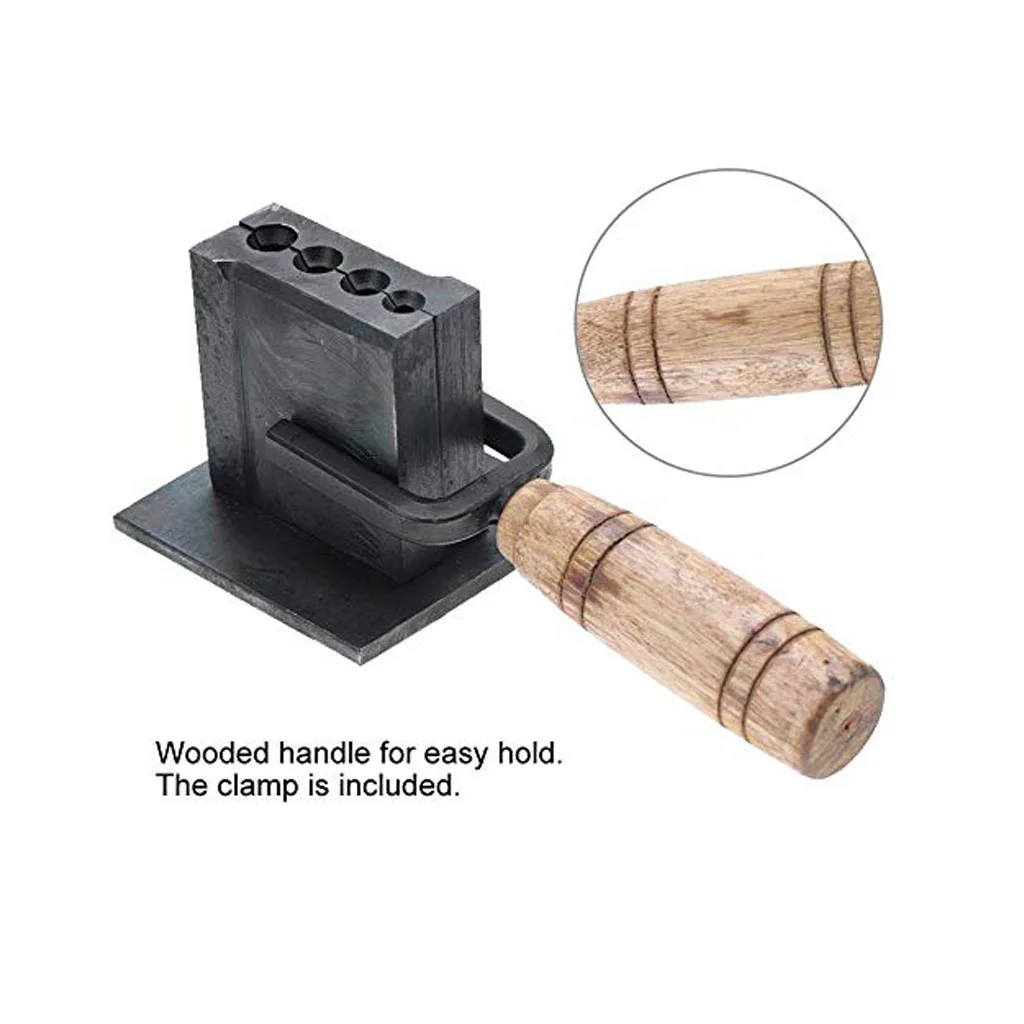 

Ingot Mold Wire Jewelry Cast Casting Melting Gold Silver Plate Tools 5 Holes