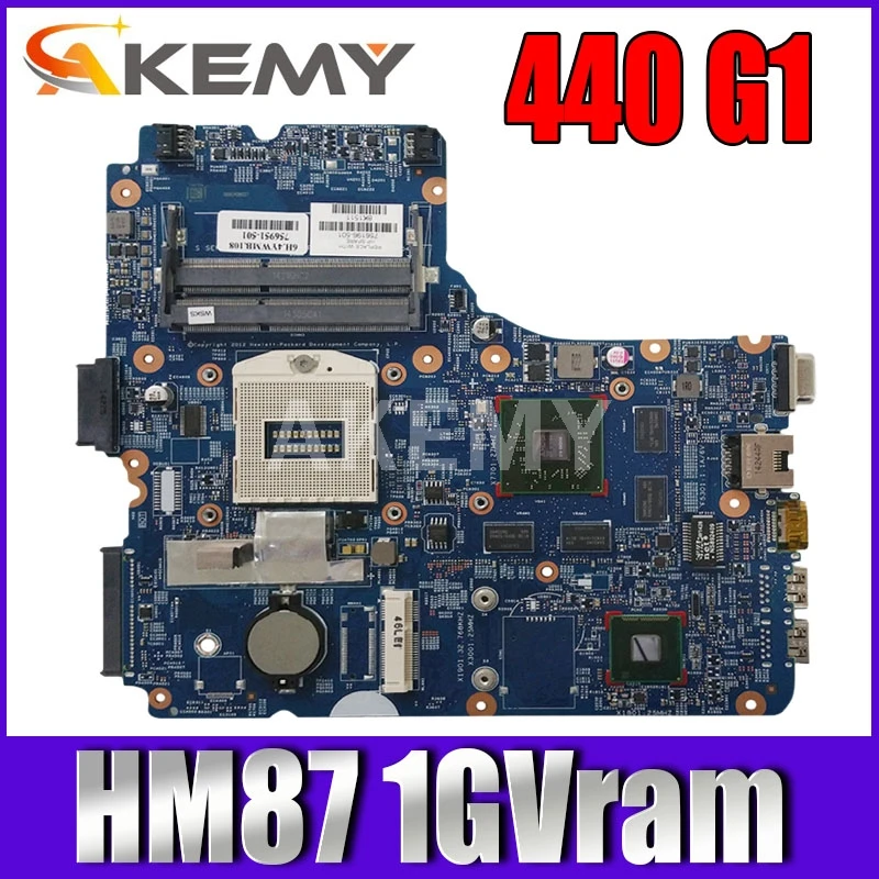 Для HP ProBook 440450470 G1 Series 734083 001 501 601 12241 1 48.4YW05.011 HM87 1GVram протестированная материнская