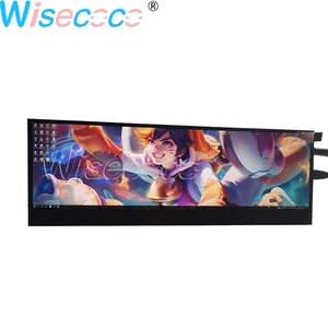 14 дюймов 4K 3840*1100 комплекты для самостоятельной сборки IPS ЖК-монитор длинная полоса дисплей в виде рыбы хвост экран Тип-C DC наушники Встроенная установка