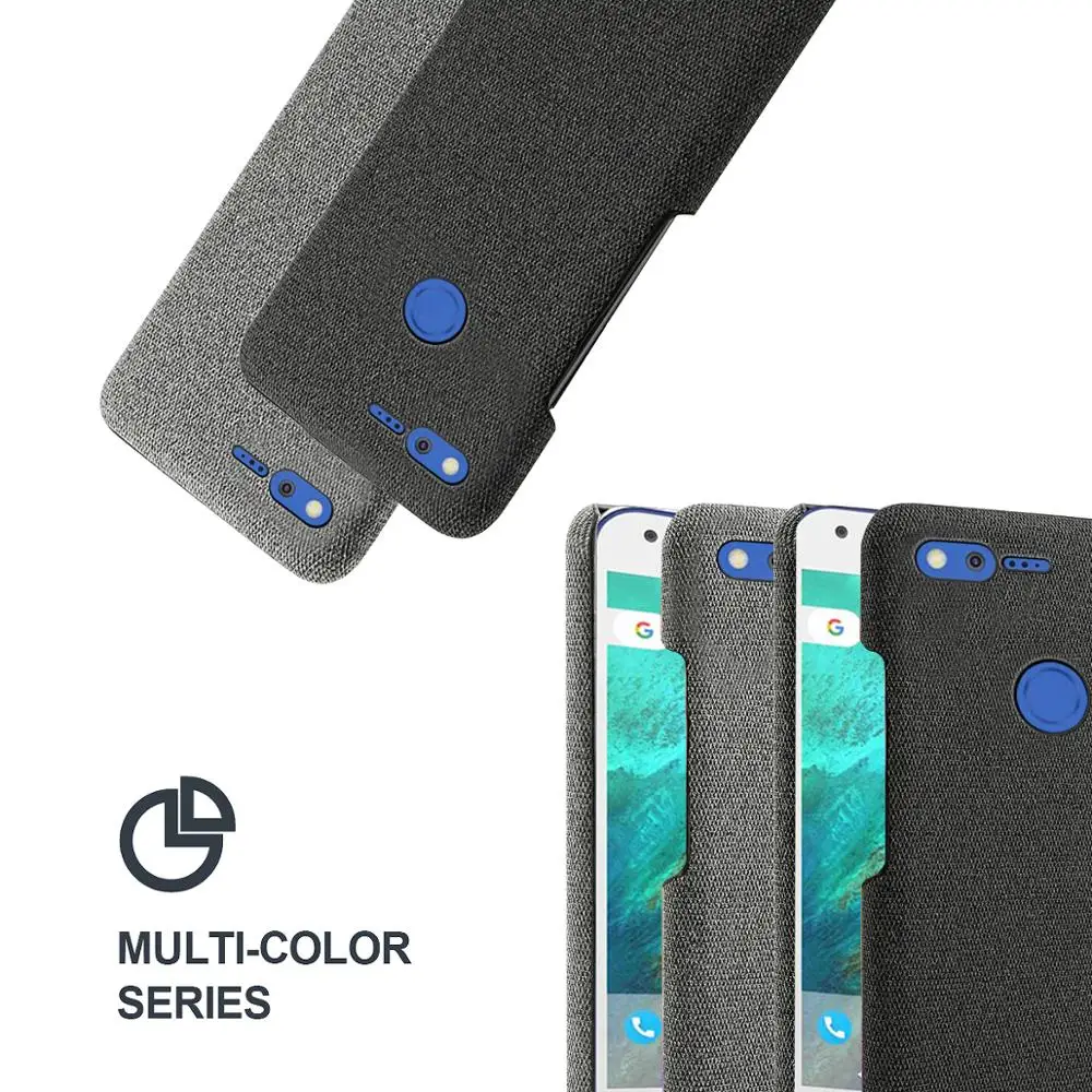 For Google Pixel/Pixel XL Case Retro Woven Fabric Cloth Slim Anti-scratch Hard PC Back Cover Pixel 3A Shockproof | Мобильные