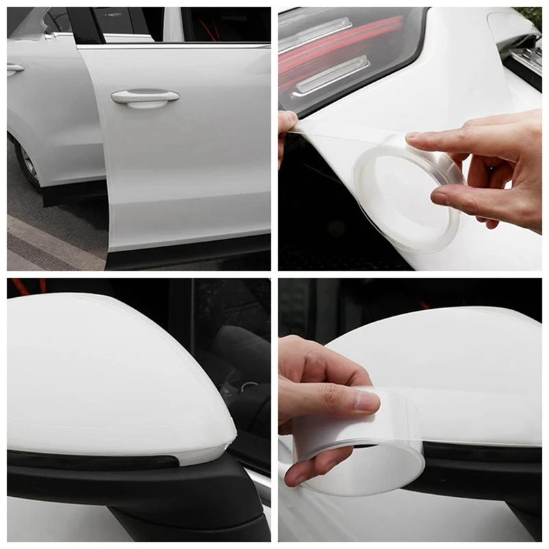 

Car Door Protector Stickers Strip Bumper Auto Accessories Decoration Tape Scratch Proof Cars Door Edge Protection Sill Strip