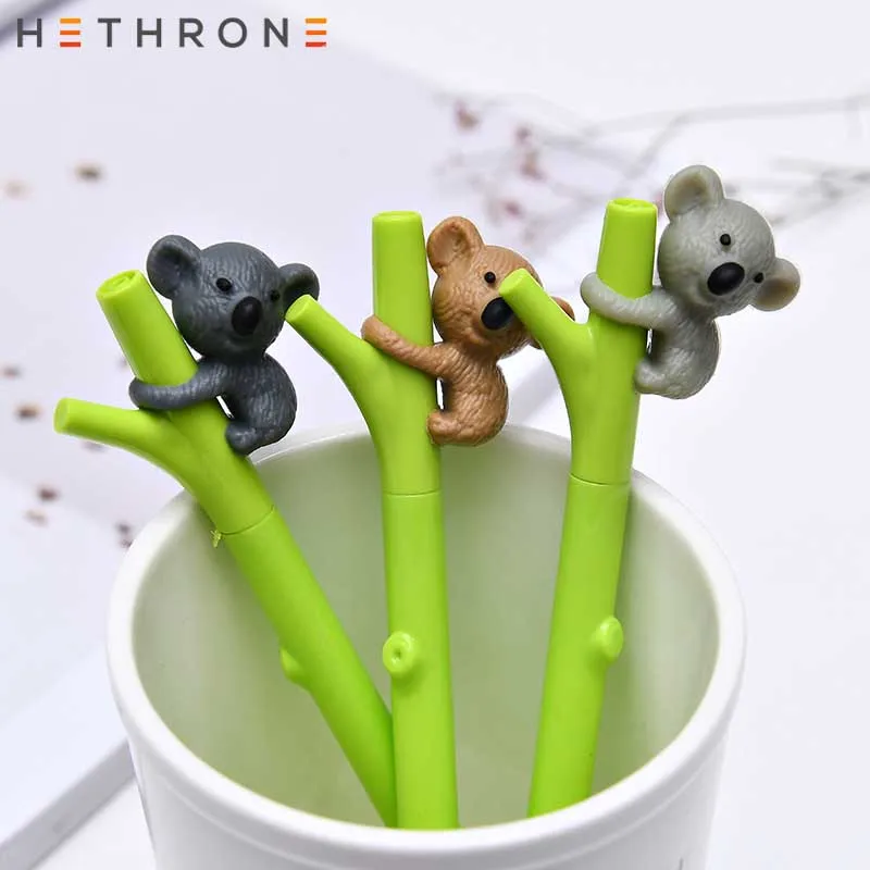 Высококачественная гелевая ручка Hethrone с милым дизайном коалы скраб для