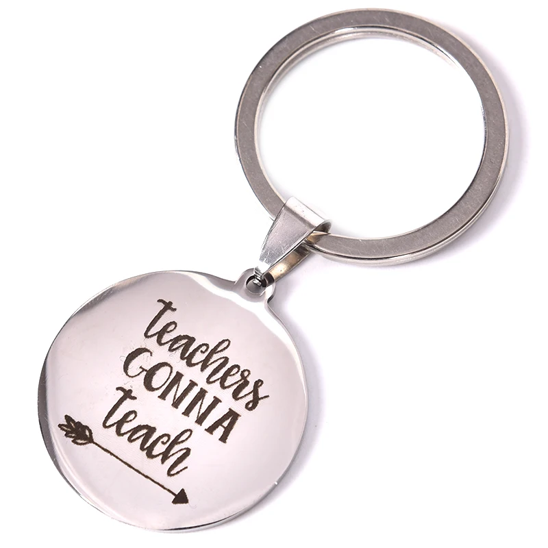 Брелок из нержавеющей стали подарок на День Благодарения учителю Подарочный