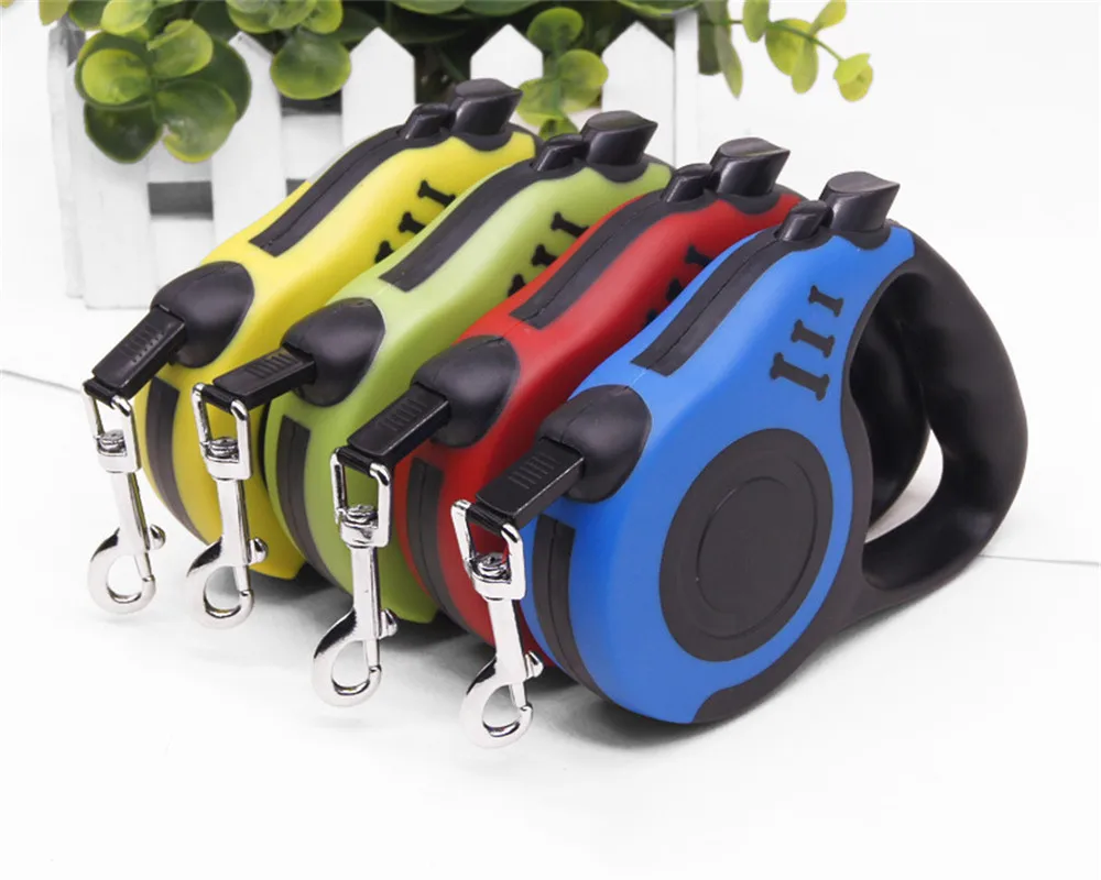 3/5M прочный поводок для собак автоматические вытяжные собачьи поводки Нейлон