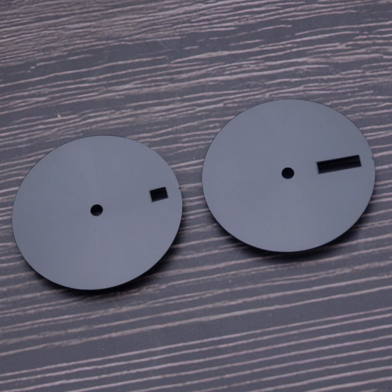 DIY Black Watch Dial 28.5mm  Fit 7002 7s26 NH35 NH36 4R35 4R36 Watch Movement For Crown at 3.0/3.8/4.1 Watch Case