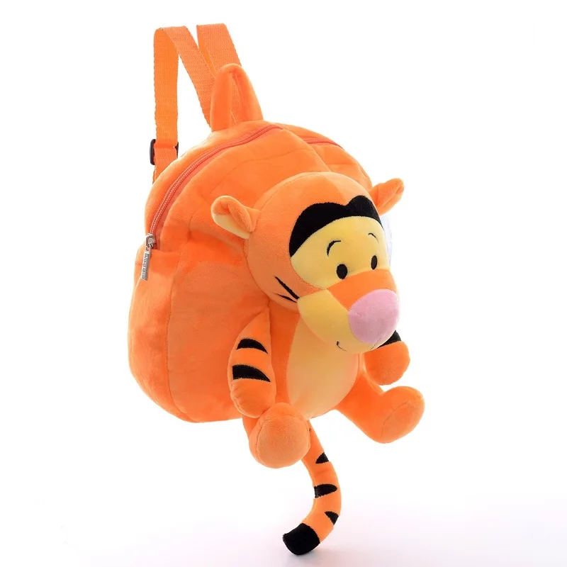 Tigger Оригинальные плюшевые кукольные сумки Дисней Микки Минни Маус Стич винни пух плюшевые куклы сумка детская школьная сумка Детский подарок - Цвет: Tigger
