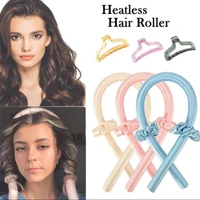 heatless curling rod headband lazy curler set make hair soft shiny no heat spiral pear flower curling iron modeling accessories