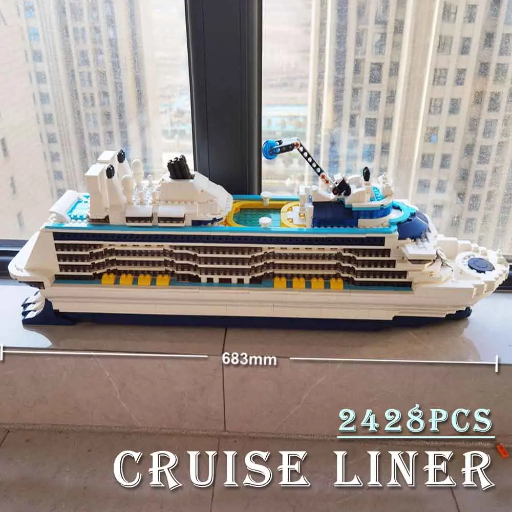 Кубики для круизных лайнеров Moc скоростная лодка модульные блоки идеи морских