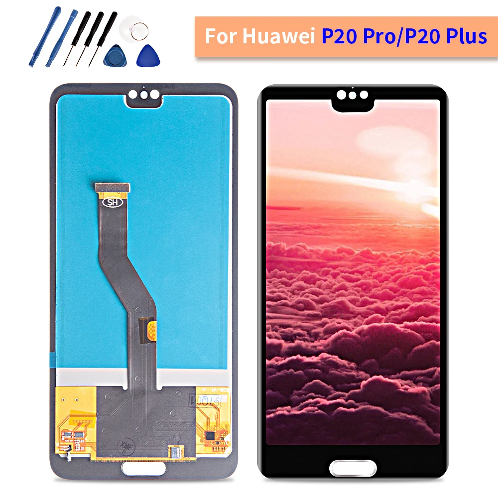 TFT качество 6 1 &quotLCD для Huawei P20 Pro ЖК дисплей экран CLT AL01 Сенсорная панель дигитайзер