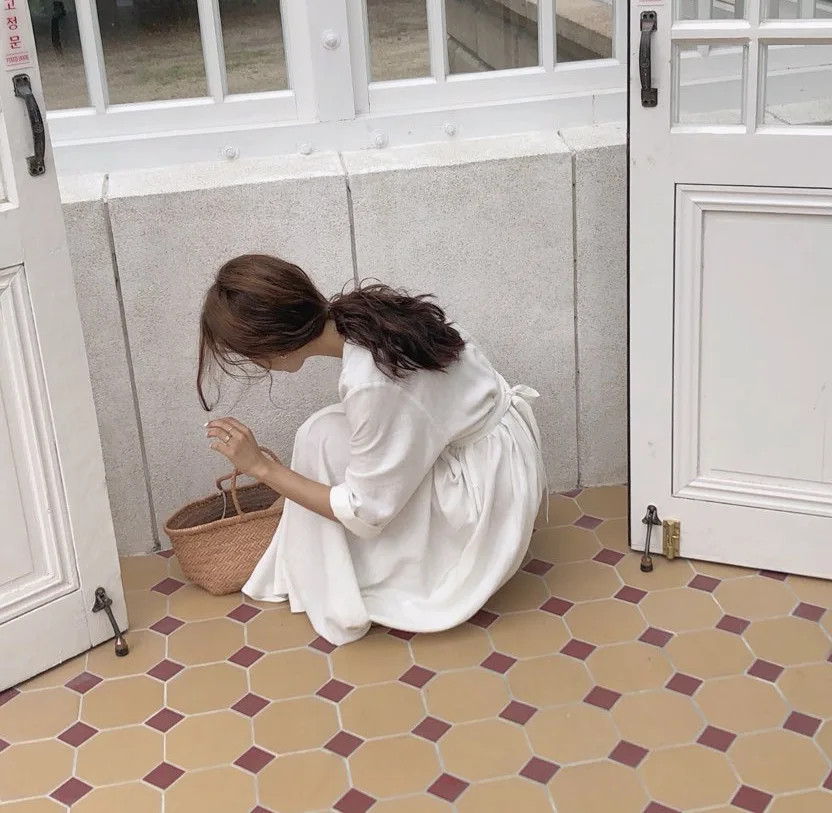 KIYUMI Boho платье женские хлопковые длинные платья осенний кардиган с длинным рукавом на пуговицах свободное цыганское шикарное пляжное белое Повседневное платье