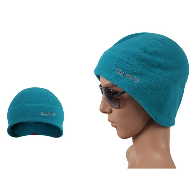 Зимние мягкие теплые велосипедные шапки для женщин и мужчин флисовая шапка