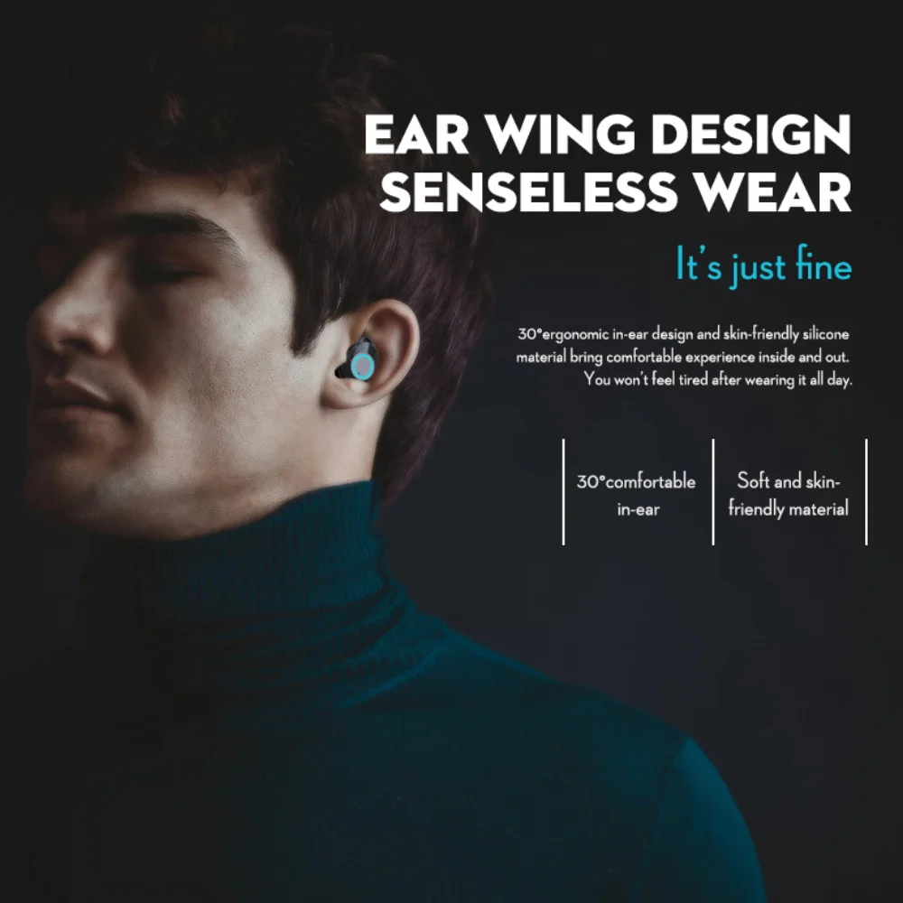 Bluetooth 5,0, беспроводные наушники с глубоким басом, водонепроницаемые наушники-вкладыши с зарядным устройством для Apple iPhone 7 8 X