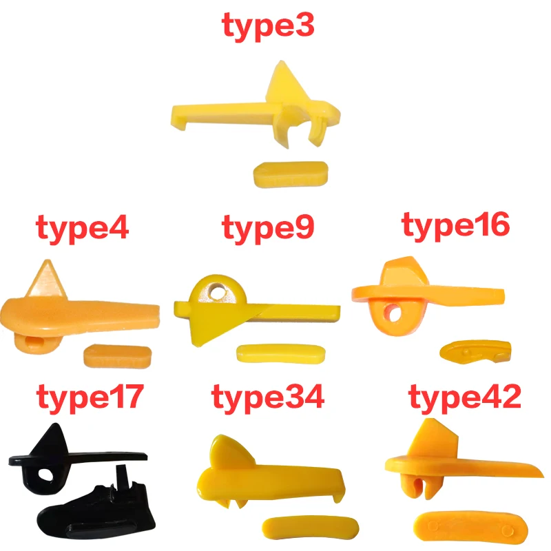 

6 Pairs Mount Demount Head Inserts For Car Tyre Changer Wheel Rim Protector Tire Dismounting Repair Helper