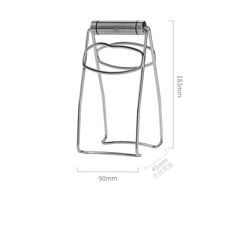 

Huohou Anti-Scalding Clip Kitchen Tool Anti-Scald Tray Multifunction Stainless Steel Cup Holder Take Tray Clip in Casserole Clip