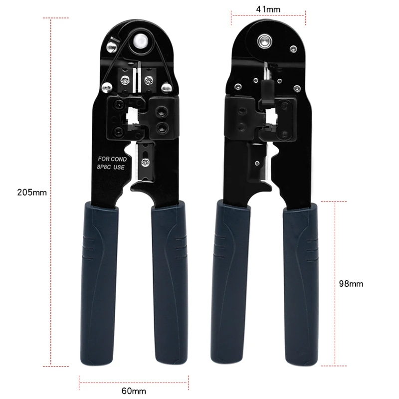 Щипцы для кабеля 8P8C Rj45 Ethernet разъем обжимной компьютер ручные инструменты