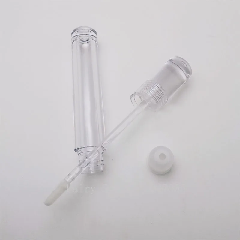 Прозрачная Косметическая туба для блеска губ 5 мл пустая губная помада 25/50 шт.