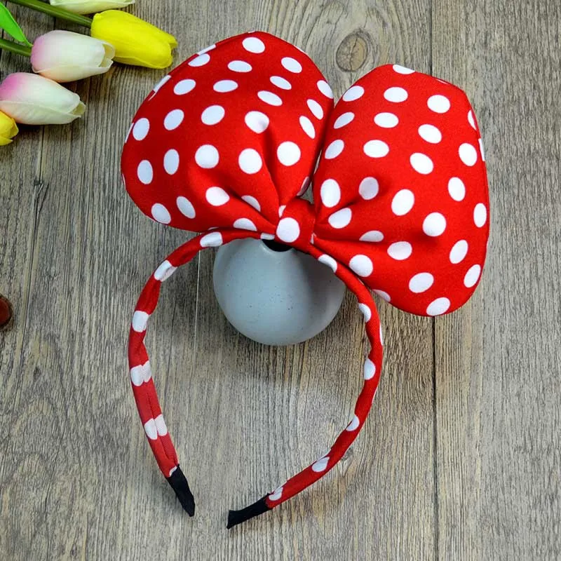 Disney расположен объемный рисунок Повязка на голову &quotМинни&quot Красная волна