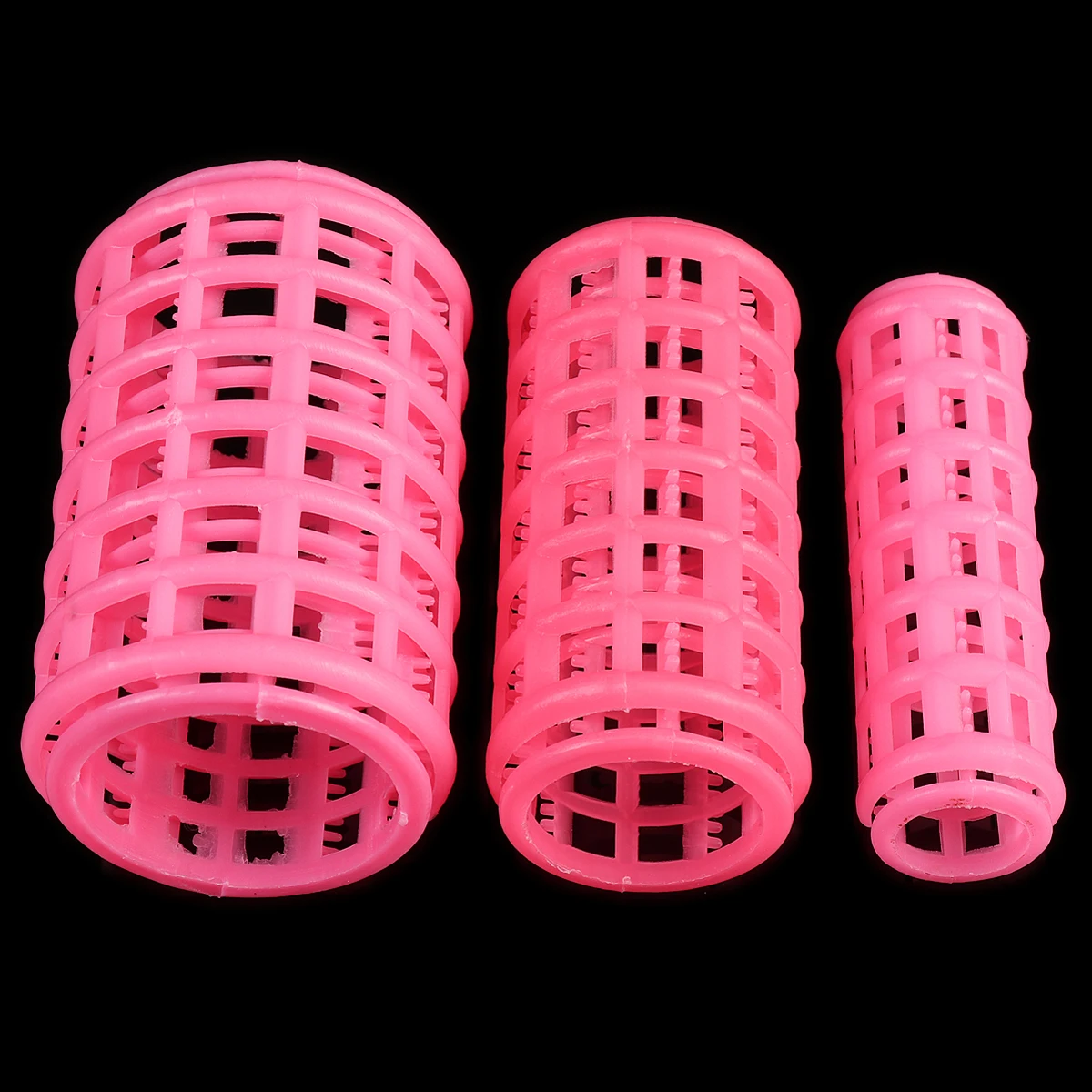 15 шт./компл. розовые пластиковые бигуди для завивки волос с большим захватом