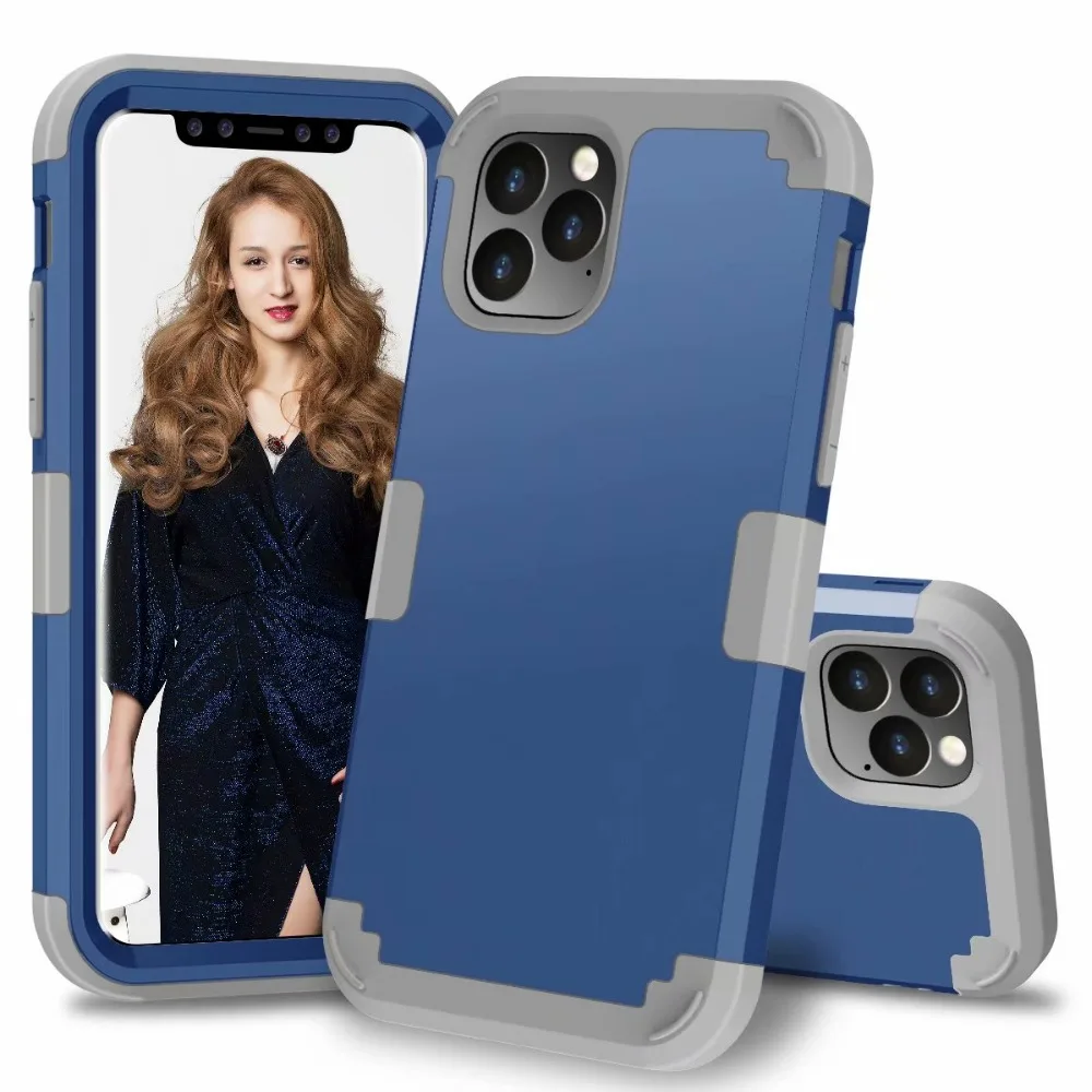 360 чехол с полной защитой для iPhone 11 11 Pro MAX Гибридный противоударный защитный силиконовый бампер для iPhone XS XR 8 7 Plus чехол