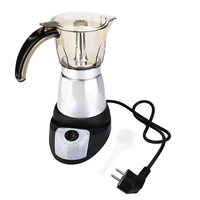 150ml300ml 3 6 cups 480w electric espresso moka pot detachable kitchen stovetop coffee maker