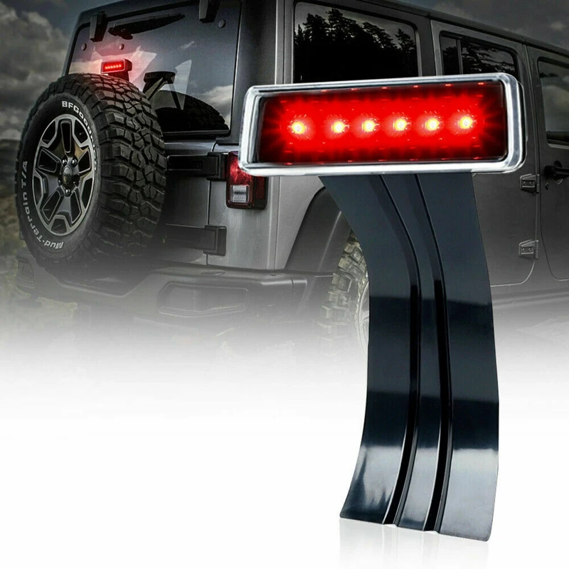 

3Rd LED Rear Spare Wheel Light Brake Lamp for Jeep Wrangler JK 07-18