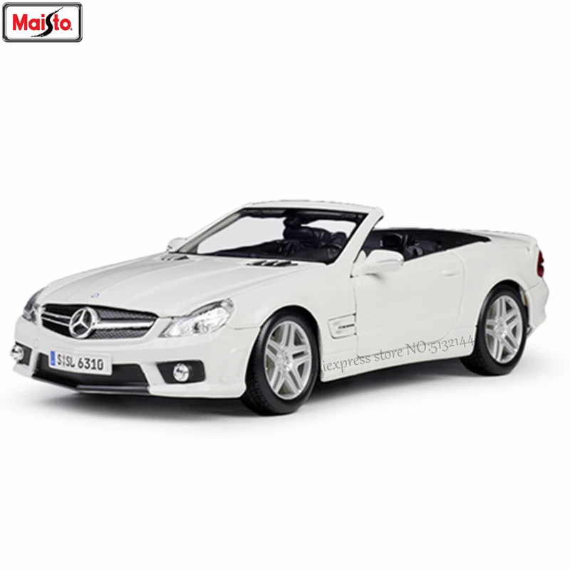 Maisto 1:24 Mercedes-Benz SLS AMG имитация сплава Модель автомобиля ремесла украшение Коллекция игрушек инструменты подарок