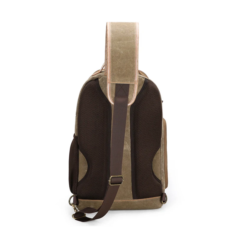 Профессиональная Брезентовая сумка для фотоаппарата фоторюкзак рюкзак чехол