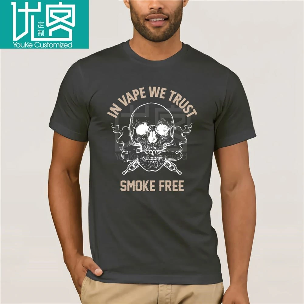 2018 модная Горячая Распродажа в VAPE WE TRUST SKULL VAPING LIFE сок травяной горшок Мужская