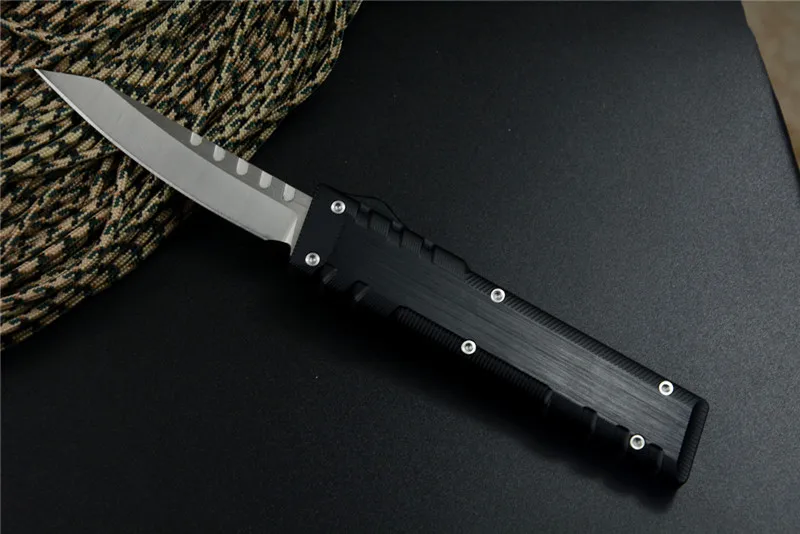 Black handle Y-START Hightech тактические ножи 154 см лезвие 6061-T6 ручка из алюминиевого сплава " Открытый Отдых Охота выживания снаряжение - Цвет: Black handle