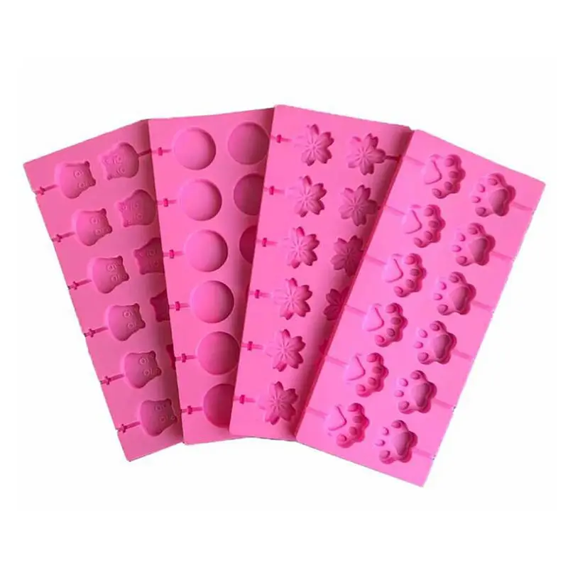 Круглая силиконовая форма в форме сердца для леденцов цветов конфет шоколада