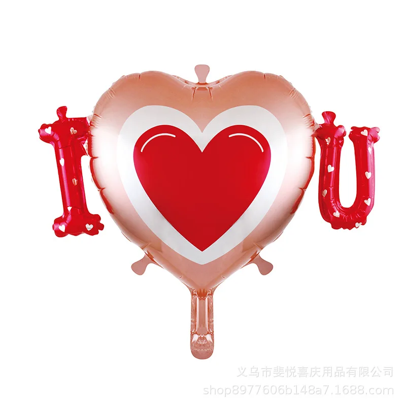 Одиночный декоративный белый воздушный шар на День святого Валентина стол для