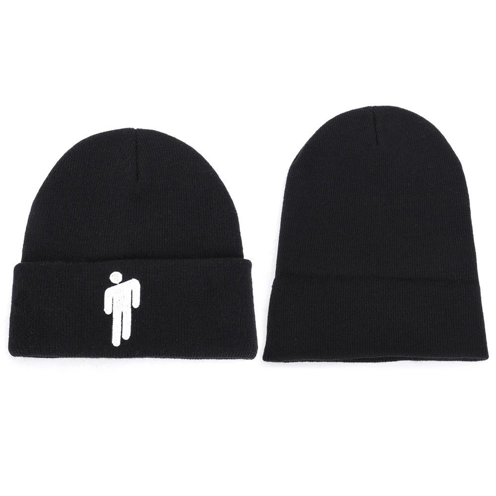 Billie Eilish Beanie, 15 цветов, вязаная зимняя шапка, одноцветная, в стиле хип-хоп, вязанная шапка Skullies, шапка, аксессуар для костюма, подарки, теплая зимняя шапка
