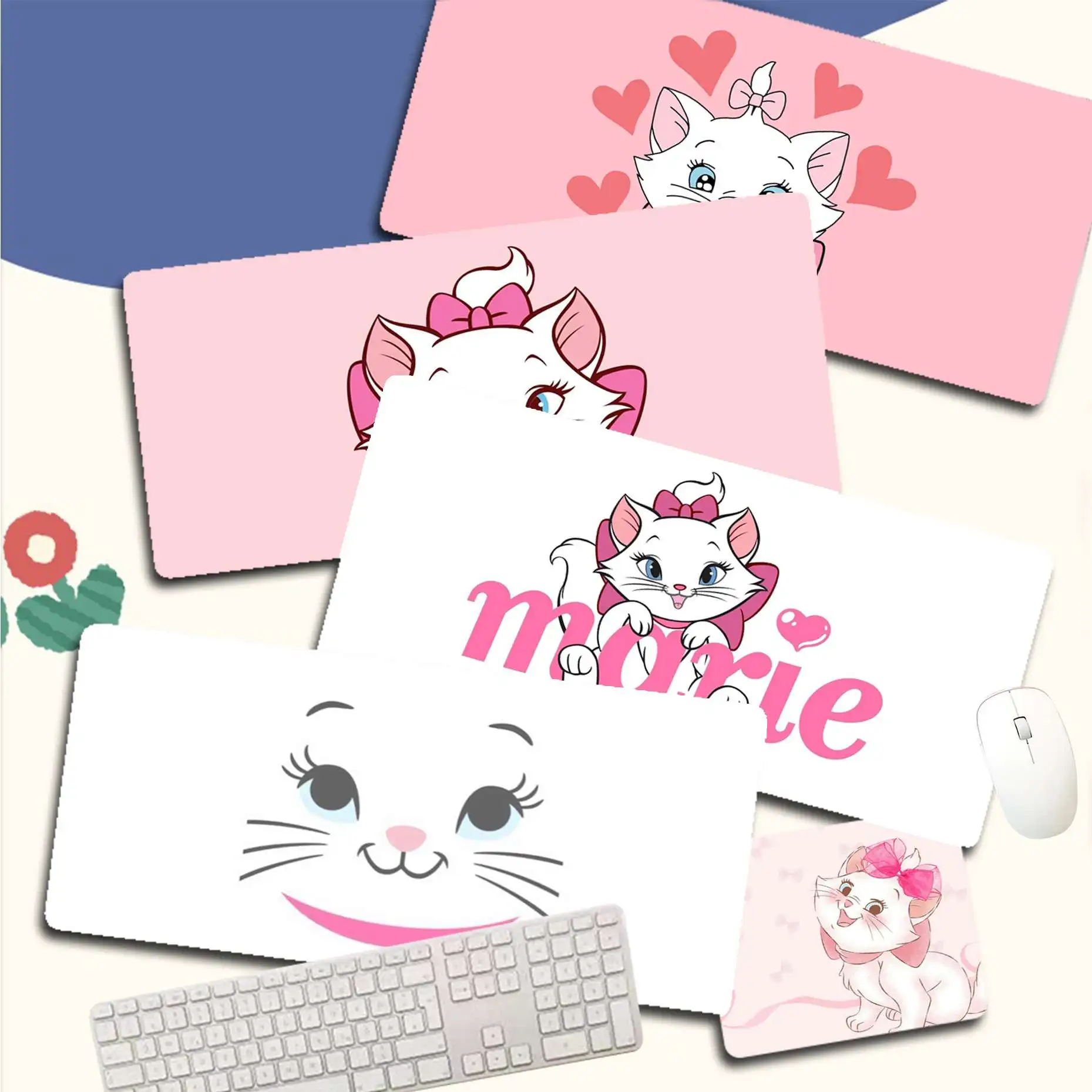 

Disney The Aristocats Marie Cat Gamer Speed Mice Retail Small Rubber Mousepad Size for large Edge Locking Speed Version Game