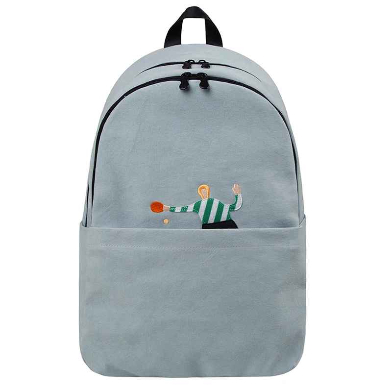 Ping pong backpack YIZISTORE оригинальные повседневные холщовые креативные дорожные рюкзаки для мальчиков и девочек в легкой атлетике серии 2(Fun kik - Цвет: Ping pong backpack